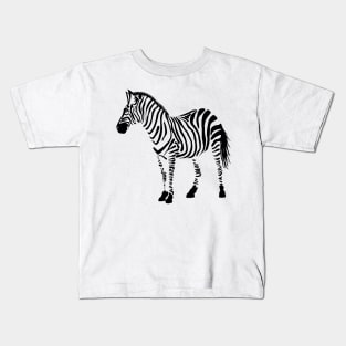 Hand drawn zebra Kids T-Shirt